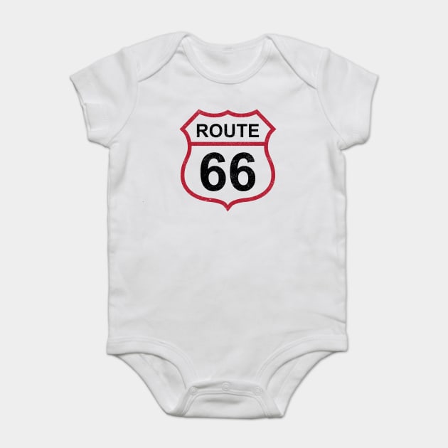 Route 66 Baby Bodysuit by Timeless Chaos